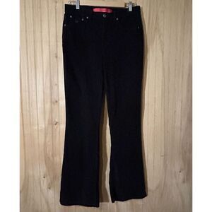 Gloria Vanderbilt Womens Size 10 Black Trouser Flare Bootcut Jeans
